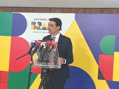 O ministro de Portos e Aeroportos, Silvio Costa Filho