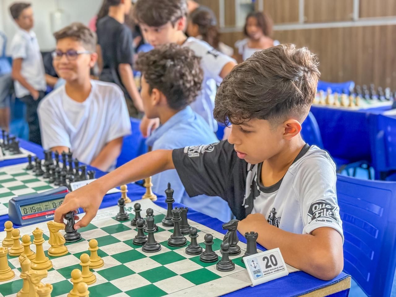 Ipatinga sedia o Festival Mineiro da Juventude de Xadrez Rápido 2025