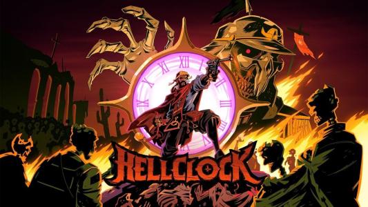 Capa do jogo Hell Clock, com lançamento previsto para 22 de julho