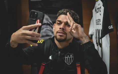 Rubens antes de partida pelo Atlético