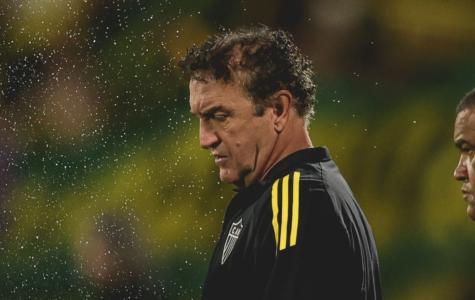 Cuca durante a partida entre Atlético e Atlético Bucaramanga pela Copa Sul-Americana