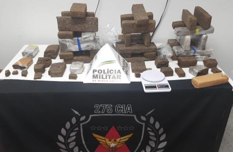 Droga apreendida Fabriciano