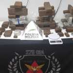 PM apreende 32 barras de maconha durante operação em Fabriciano