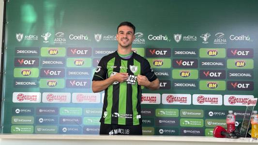 Facundo Labandeira foi apresentado no CT Lanna Drumond nesta sexta-feira (18)