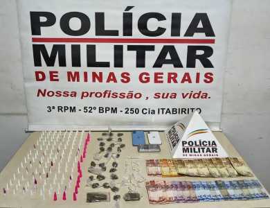 ítens apreendidos