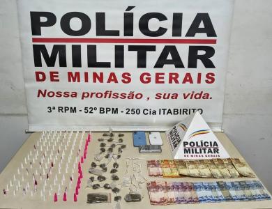 ítens apreendidos