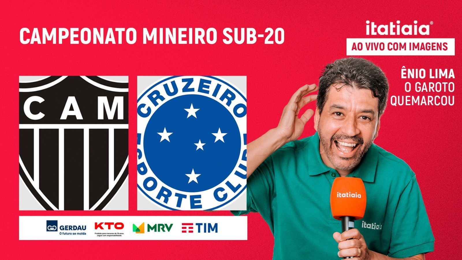 Atlético x Cruzeiro: assista, ao vivo e com imagens, ao Campeonato Mineiro Sub-20