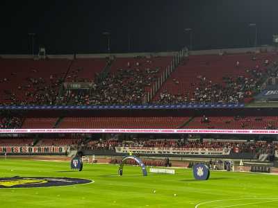 Estádio Morumbis, antes de clássico entre São Paulo e Corinthians
