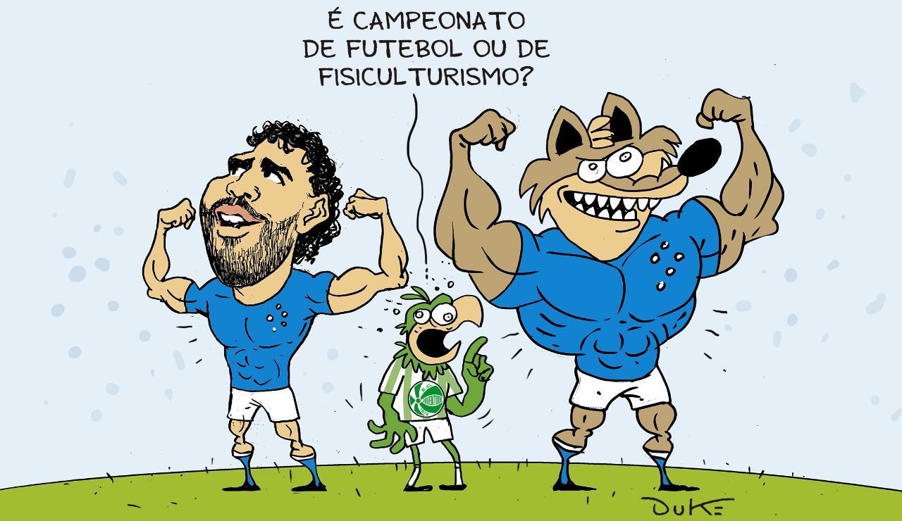 Charge do Duke | A força de Gabigol e do Cruzeiro líder do Brasileirão