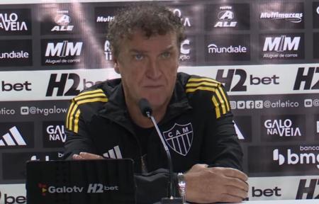 Cuca, técnico do Atlético, em entrevista coletiva após derrota para o Palmeiras