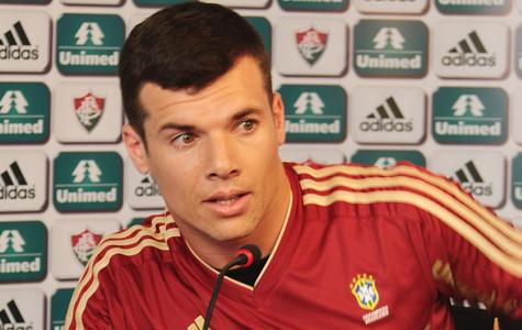 Wagner, ex-Cruzeiro, durante passagem pelo Fluminense