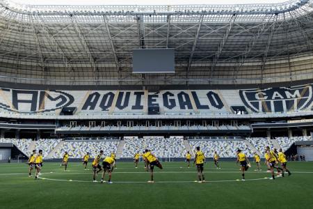 Atlético treino na Arena MRV, em Belo Horizonte