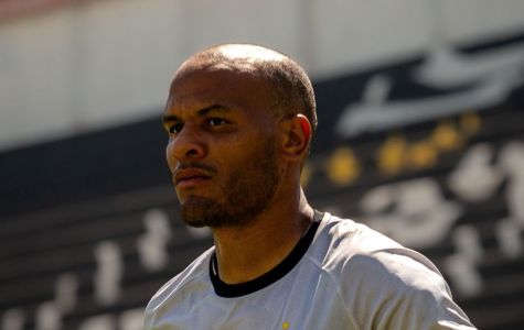 Patric durante treino pelo ABC