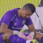 Fábio comete falha e sofre gol de 'Cria da Toca' em Fluminense x Palmeiras