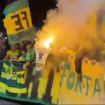 Torcida do Bucaramanga faz festa em BH antes de jogo com Atlético pela 'Sula'