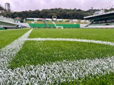 Gramado do Alfredo Jaconi pronto para receber Juventude x São Paulo pelo Brasileirão