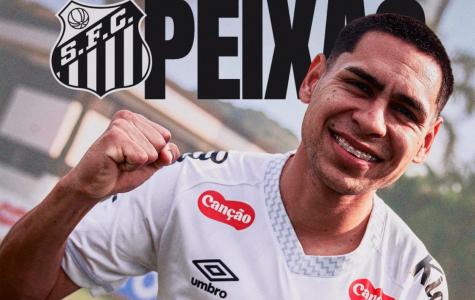 Gustavo Caballero, novo reforço do Santos