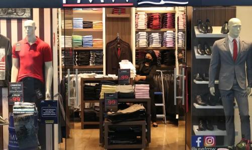 Loja de roupas masculinas