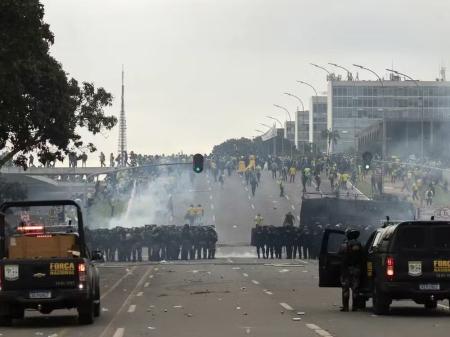 Envolvidos nos atos do 8 de janeiro na Praça dos Três Poderes, em Brasília