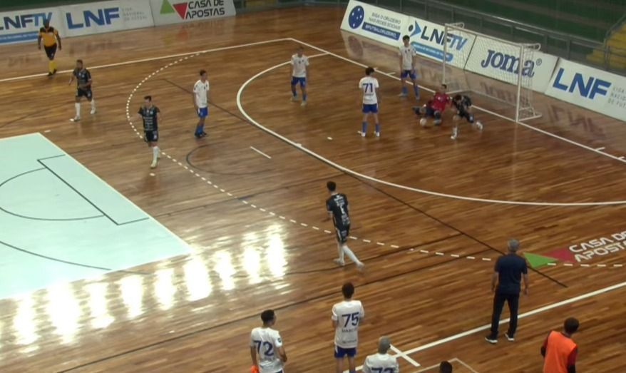 Cruzeiro Futsal é goleado pelo São Lourenço e amplia jejum na LNF