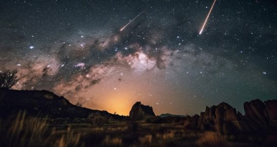 O melhor horário para observar as duas chuvas é entre meia-noite e o amanhecer