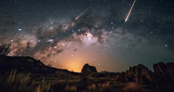 O melhor horário para observar as duas chuvas é entre meia-noite e o amanhecer