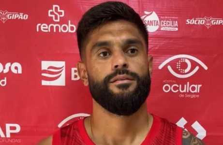 Campeão com Cruzeiro e Palmeiras, Luan foi apresentado como jogador do Sergipe, da Série D