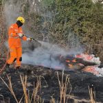 Bombeiros reforçam ações e alertam para riscos de queimadas em MG durante estiagem