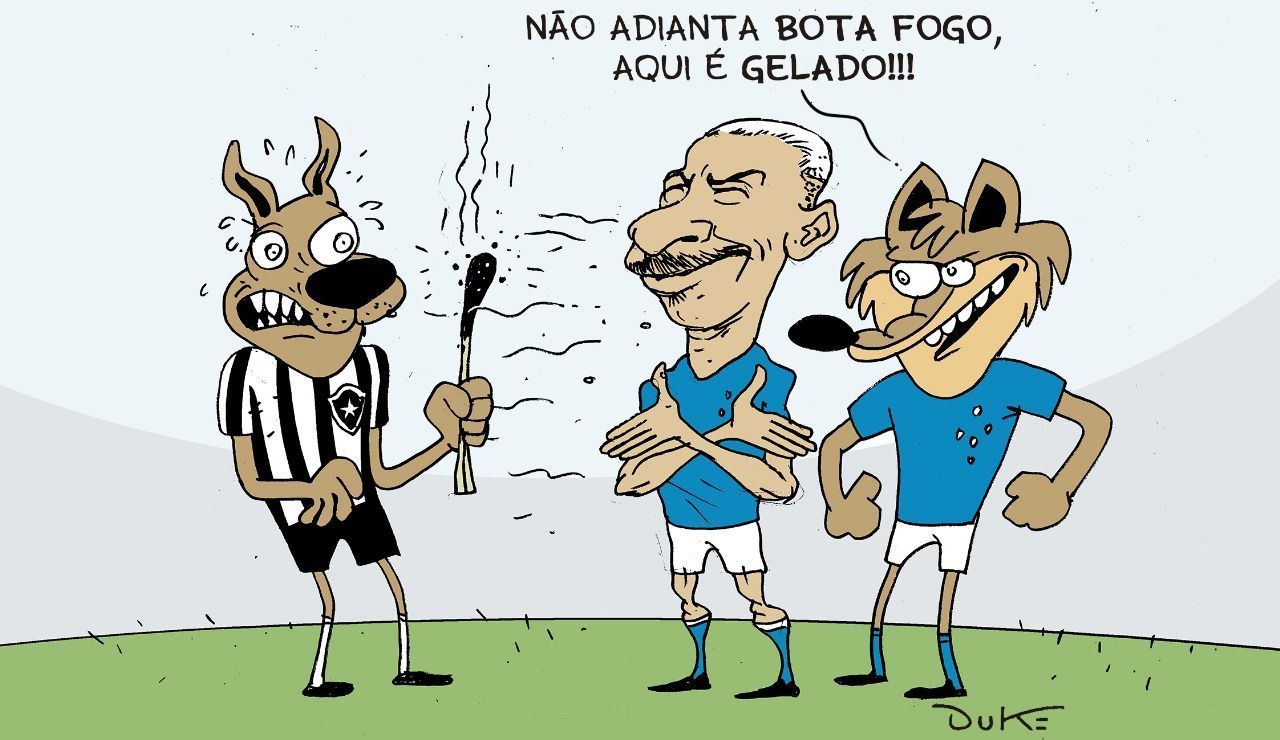 Charge do Duke | Matheus Pereira e a vitória do Cruzeiro contra o Botafogo