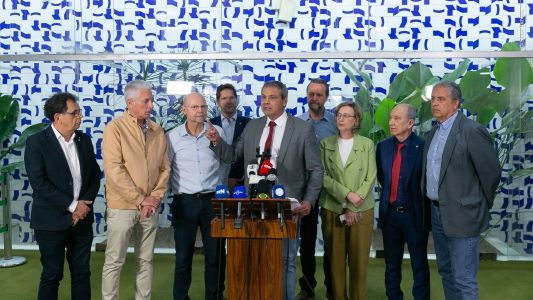 Coletiva na Câmara nesta terça-feira (5), sobre a obstrução da oposição dentro dos plenários da Câmara e do Senado