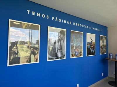 Sala de imprensa do Cruzeiro
