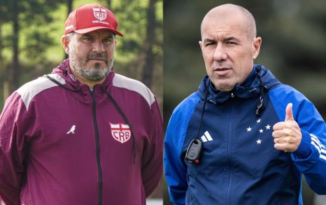 Eduardo Barroca e Leonardo Jardim, técnicos de CRB e Cruzeiro, rivais na Copa do Brasil