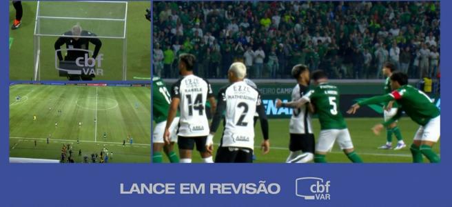 Palmeiras x Corinthians: Aníbal Moreno é expulso após cabeçada em Martínez
