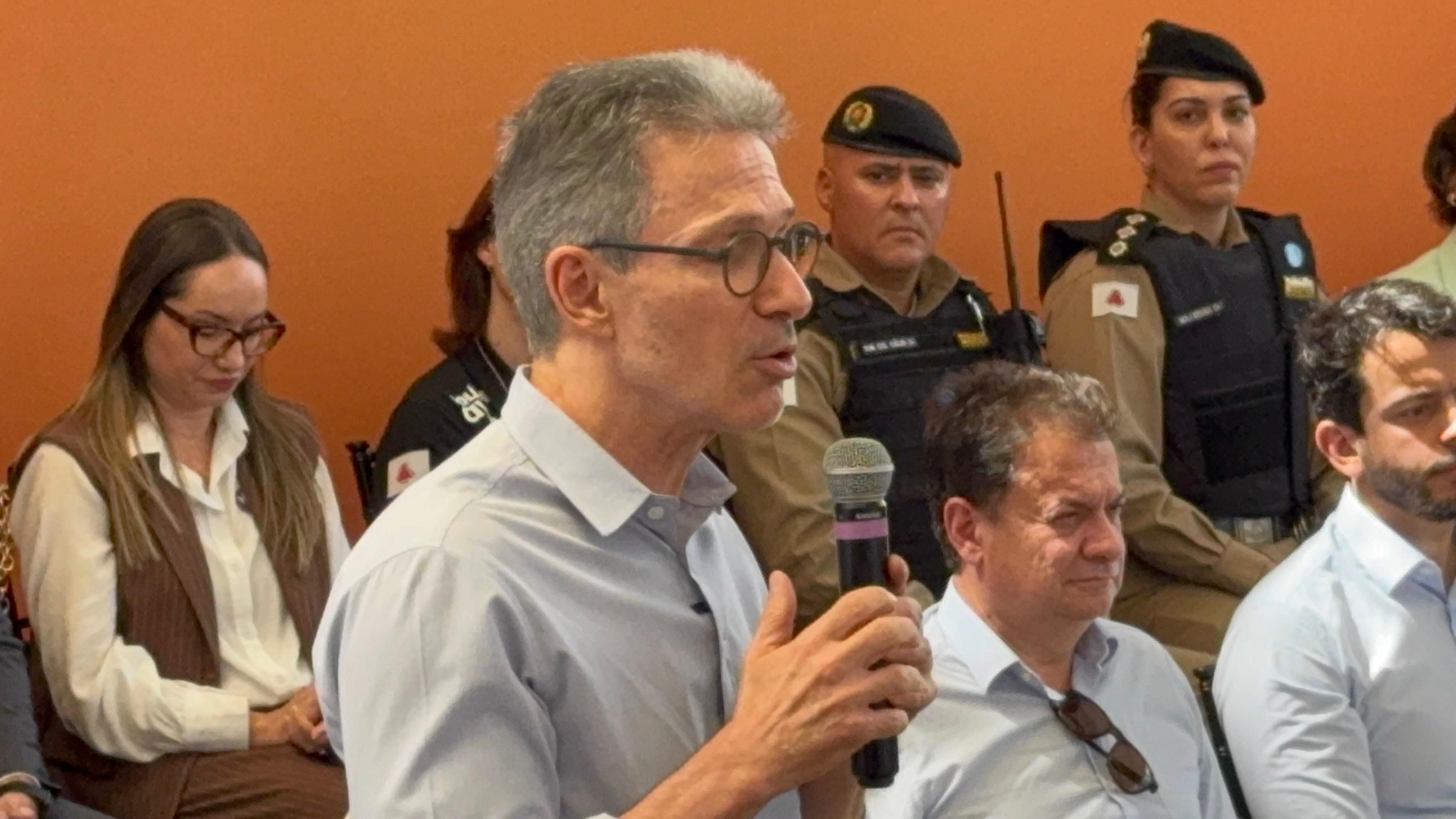 Apesar da alta na violência, Zema afirma que mineiros não têm mais 'tanto medo' de sair às ruas