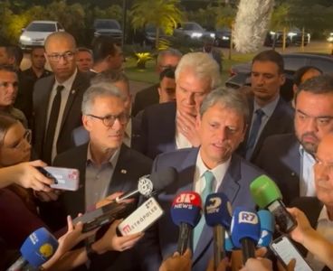 Governadores da oposição falaram com a imprensa após encontro com Ibaneis