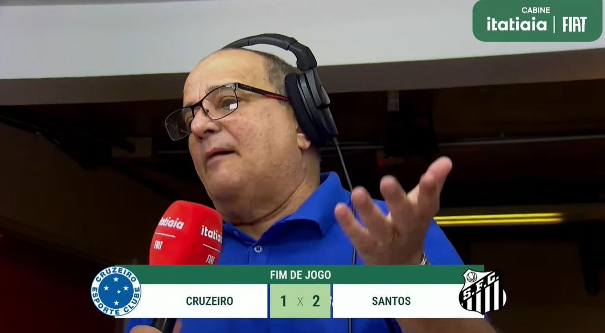 Pequetito vê VAR determinante em derrota do Cruzeiro para o Santos