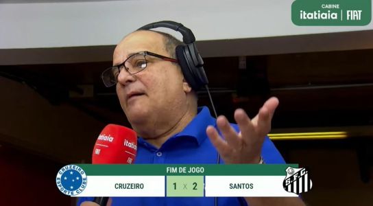 Pequetito critica atuação da arbitragem em derrota do Cruzeiro para o Santos