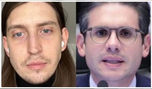 Felca e Hugo Motta, presidente da Câmara