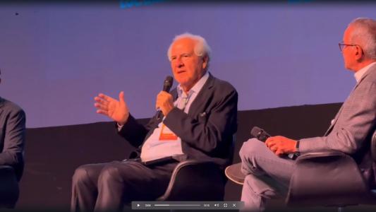 Empresário Rubens Menin na Infrabusiness Expo