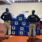 PRF apreende cerca de 700 kg de maconhana BR-251, em Salinas