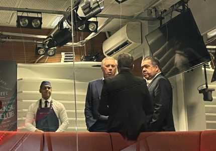 Ancelotti no Maracanã para assistir Flamengo x Internacional