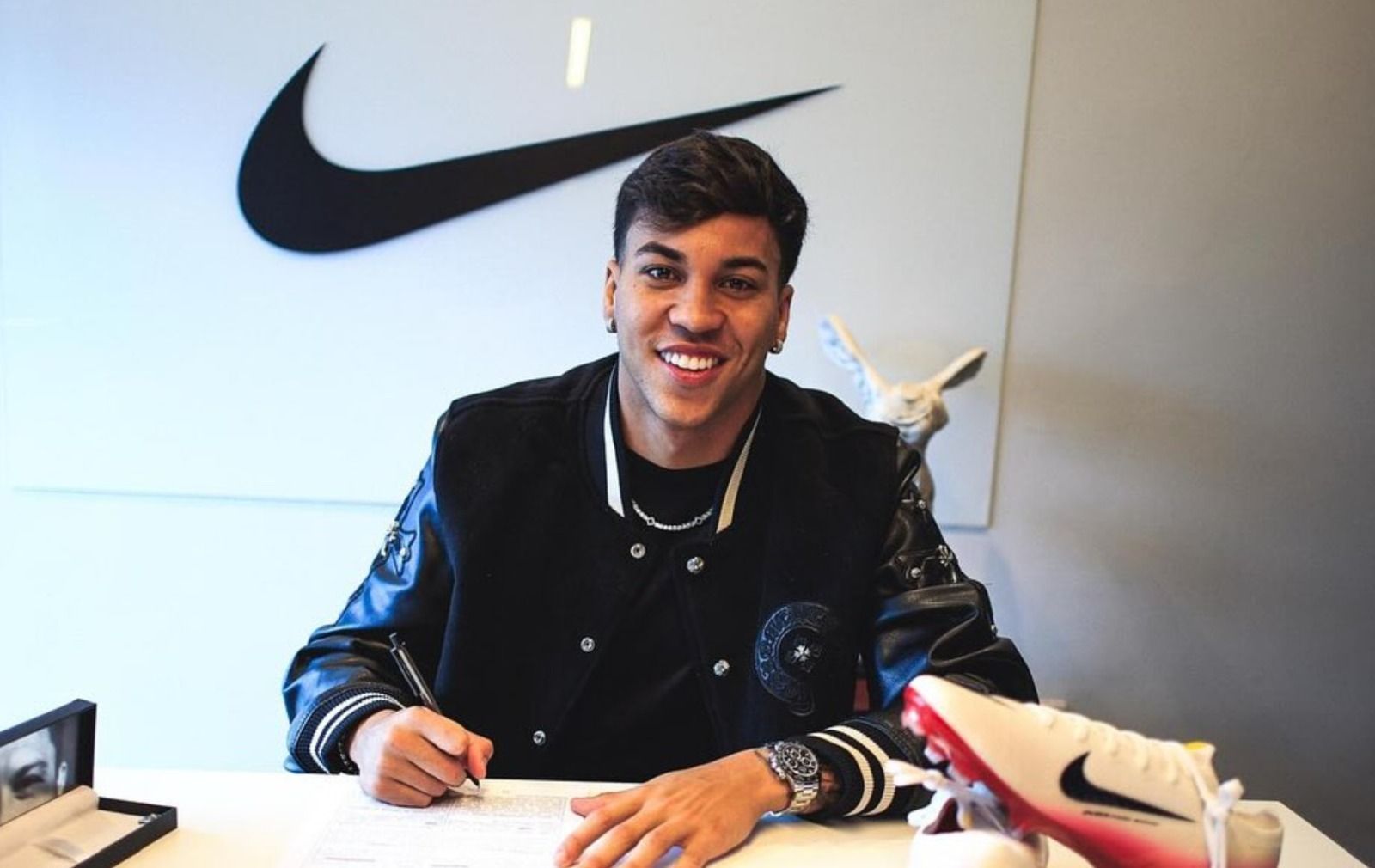 Destaque do Cruzeiro, Kaio Jorge anuncia parceria com a Nike