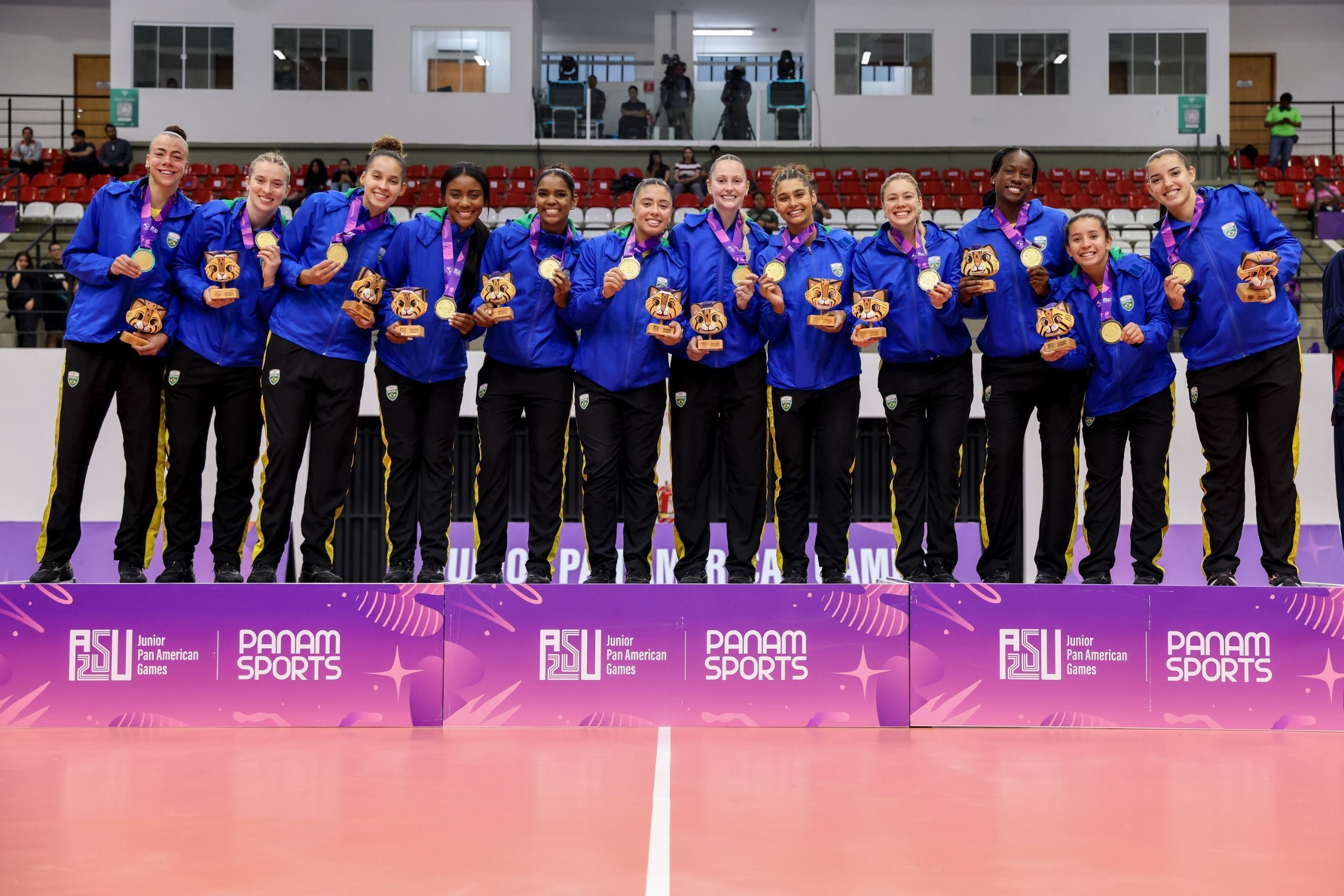 Seleção Brasileira Feminina de Vôlei vence México e conquista ouro nos Jogos Pan-Americanos Júnior