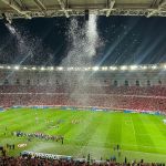 Inter x Flamengo: 'chuva' de papel picado era para festa de vaga do Colorado