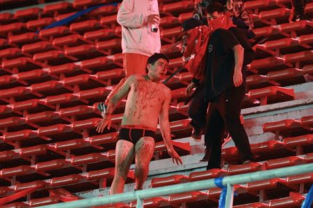 Confusão em Independiente x Universidad de Chile