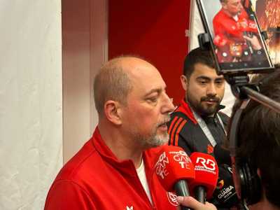 Presidente Alessandro Barcellos, do Inter, após a eliminação para o Flamengo