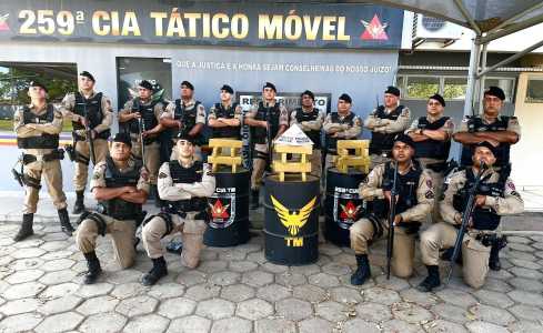 Equipe da Polícia Militar de Minas Gerais de Montes Claros