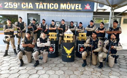 Equipe da Polícia Militar de Minas Gerais de Montes Claros