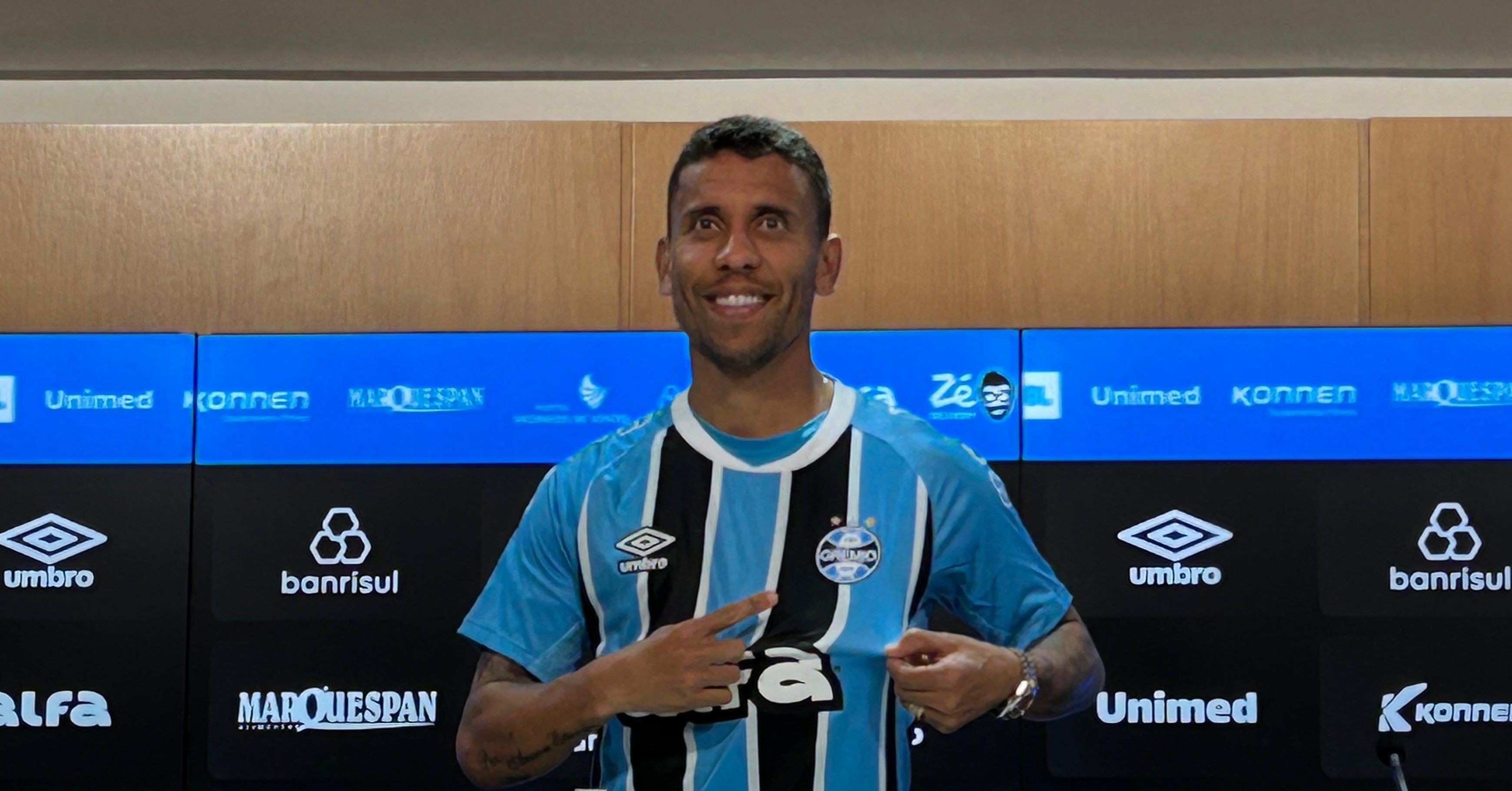 Apresentado pelo Grêmio, Marcos Rocha é direto sobre aposentadoria
