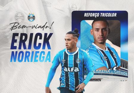 Erick Noriega é o novo reforço do Grêmio para 2025
